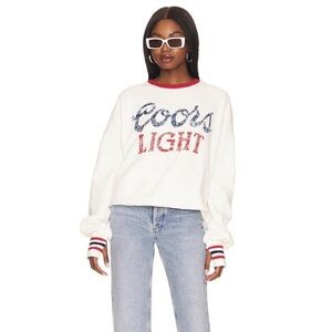 The Laundry Room White Coors Light Sweatshirt